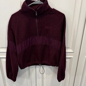 PINK Victoria's Secret Burgundy Pullover